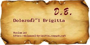 Dolezsál Brigitta névjegykártya